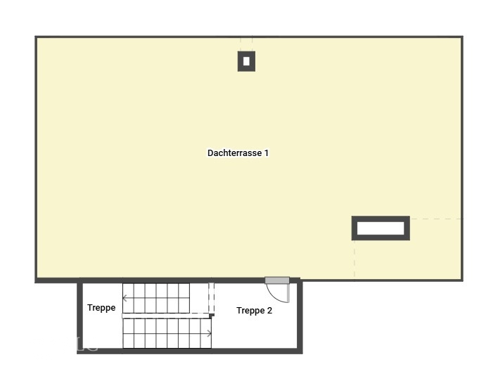 Grundriss Dachterrasse